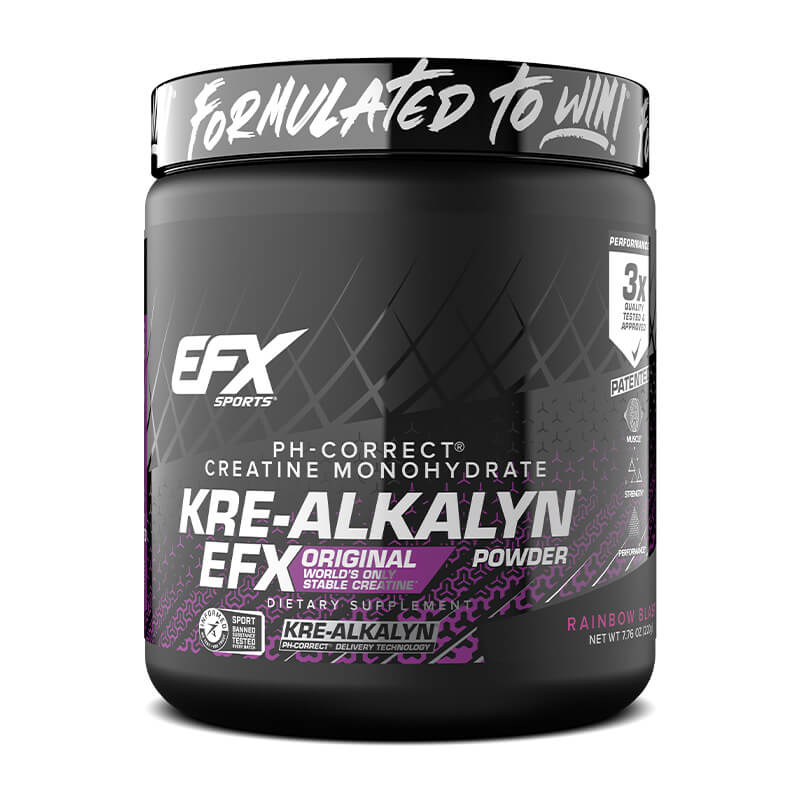 EFX Sports Kre-Alkalyn EFX Creatine Powder Rainbow Blast 220g