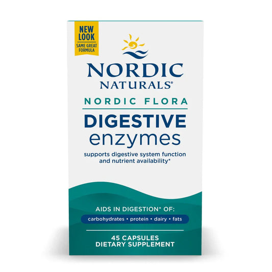 Nordic Naturals Nordic Flora Digestive Enzymes 45 Capsules