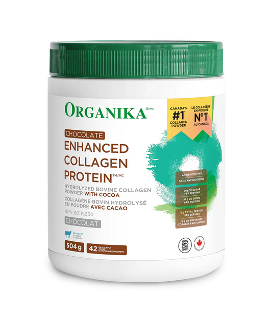 ORGANIKA Enhanced Collagen Chocolate 504 Grams