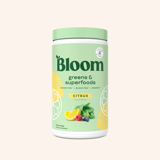 Bloom Greens & Superfoods Citrus 60 Servings
