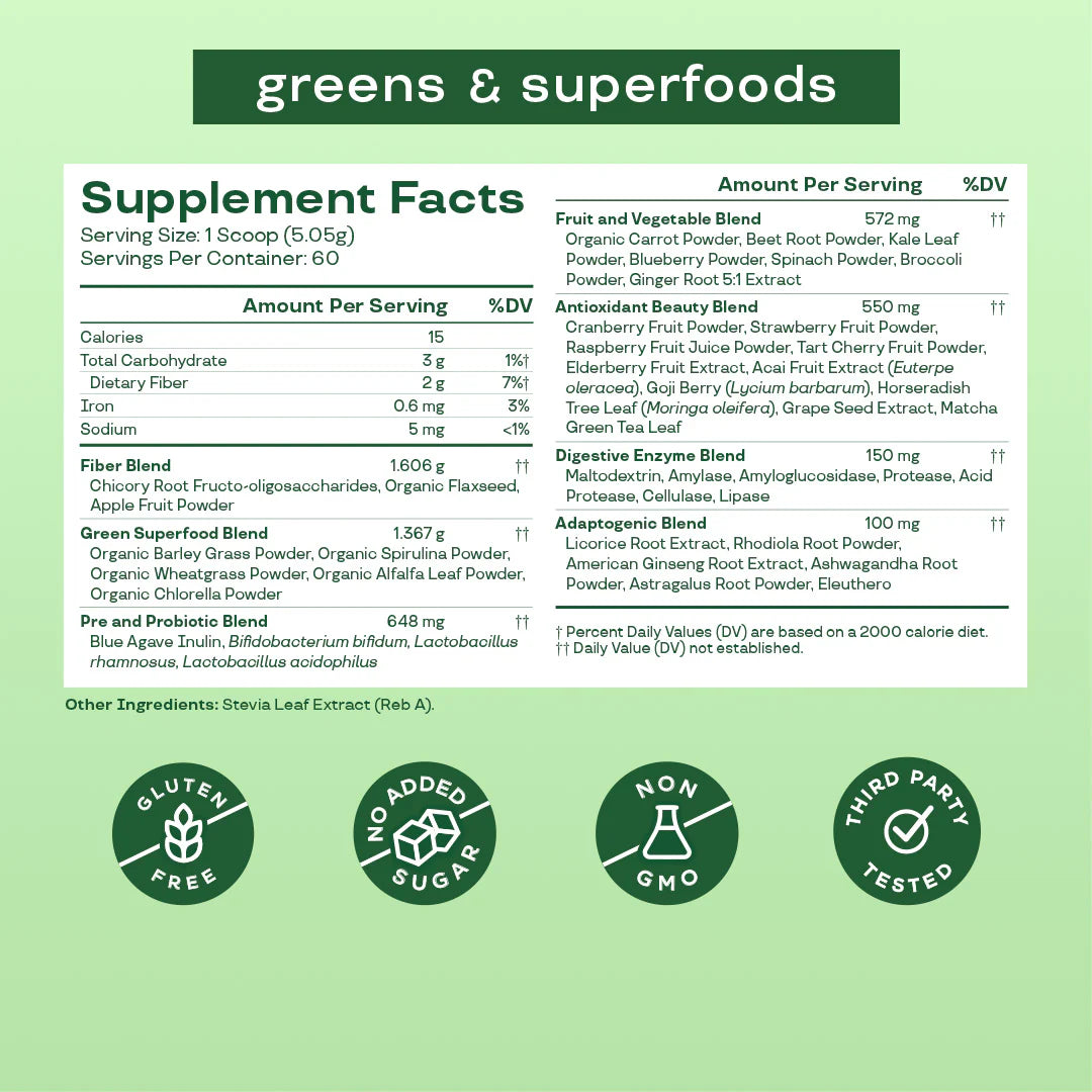 Bloom Greens & Superfoods Original 60 Servings