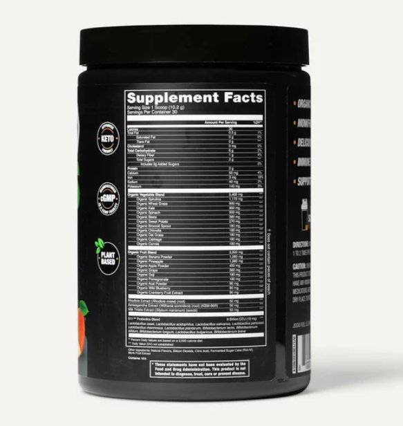 Jocko Fuel Greens Peach 30 Servings