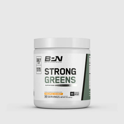 Bare Performance Nutrition Strong Greens/Superfood Greens Powder Pineapple Coconut 30 Servings