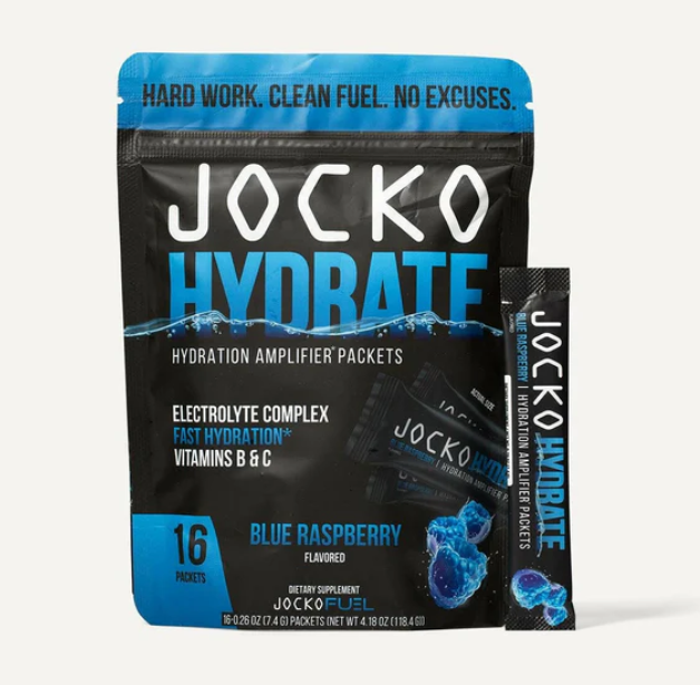 Jocko Fuel Hydrate Sticks Blue Raspberry 16 Servings