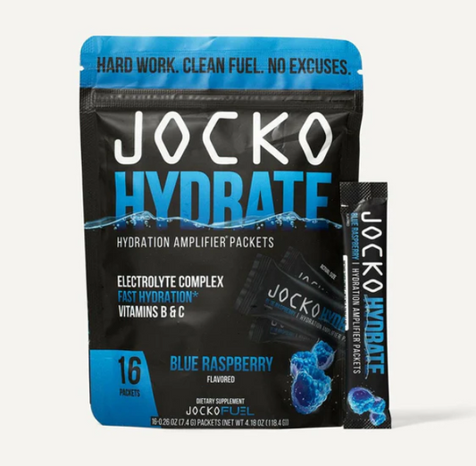Jocko Fuel Hydrate Sticks Blue Raspberry 16 Servings