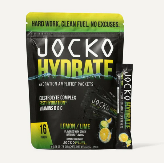 Jocko Fuel Hydrate Sticks Lemon Lime 16 Servings