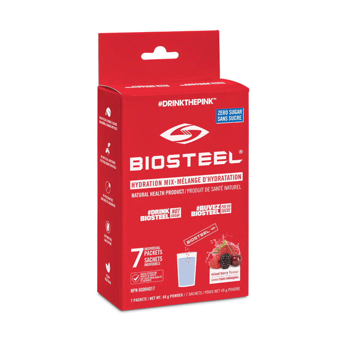 Biosteel Hydration Mix Mixed Berry 7 Pack