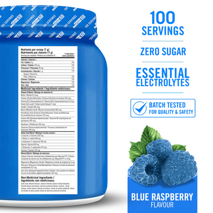 Biosteel Hydration Mix Blue Raspberry 100 Servings