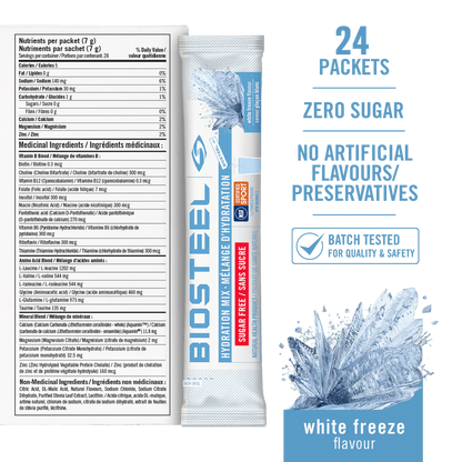 Biosteel Hydration Mix White Freeze 7 Pack