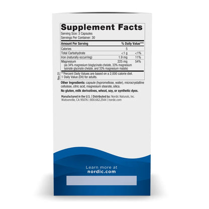 Nordic Naturals Magnesium Complex 90 Capsules
