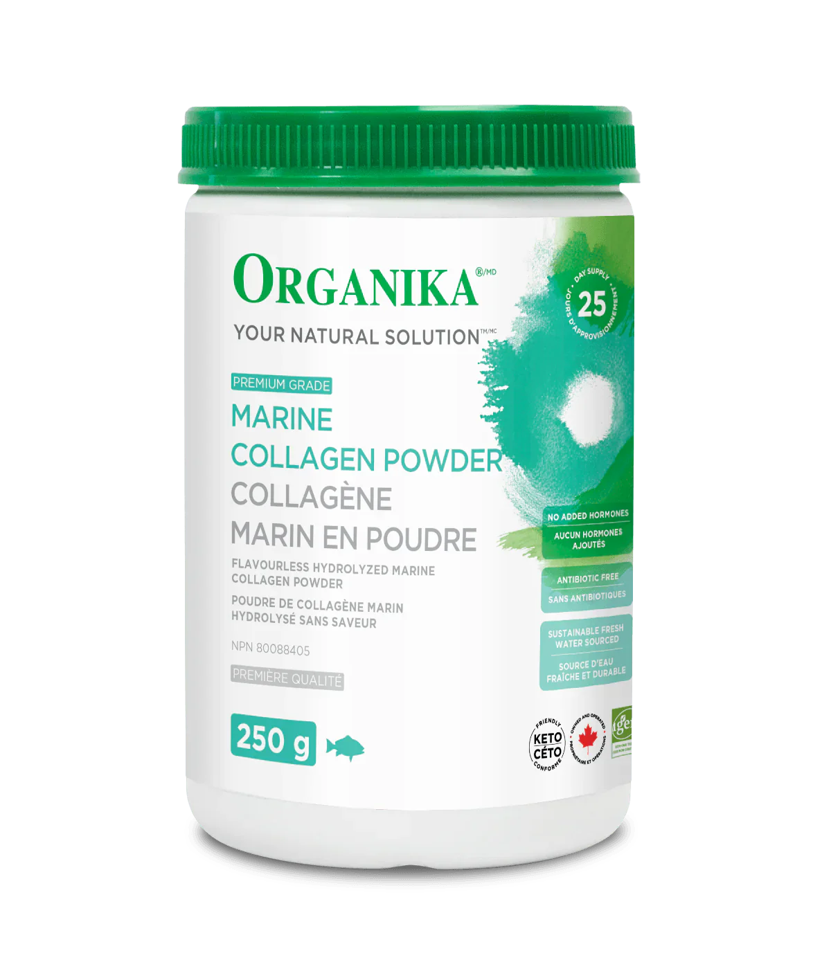 ORGANIKA Marine Collgen Powder Unflavoured 250 Grams