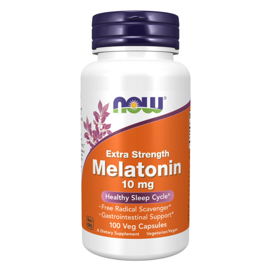 NOW Melatonin Extra Strength 10 mg 100 Capsules