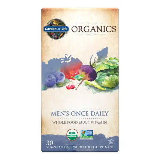 Garden of Life Organics Men's Once Daily Tablets 30 Tablets