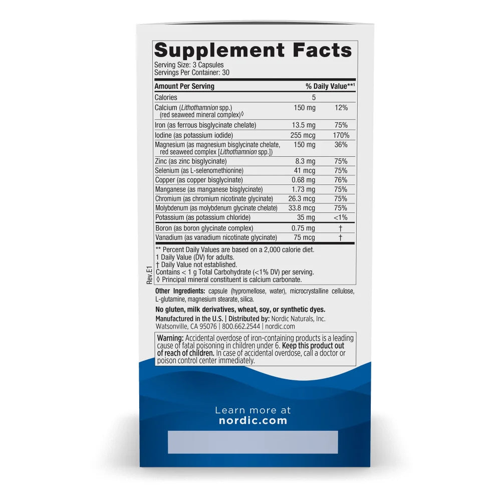 Nordic Naturals Multi Minerals 90 Capsules
