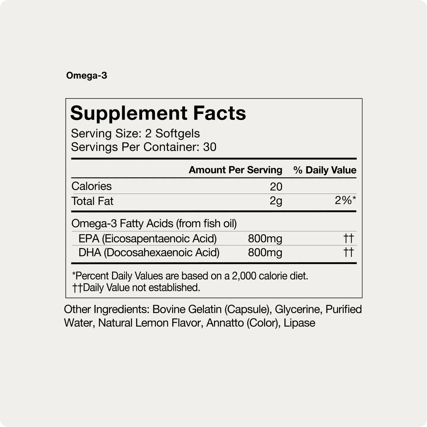 Momentous Omega-3 60 Softgels