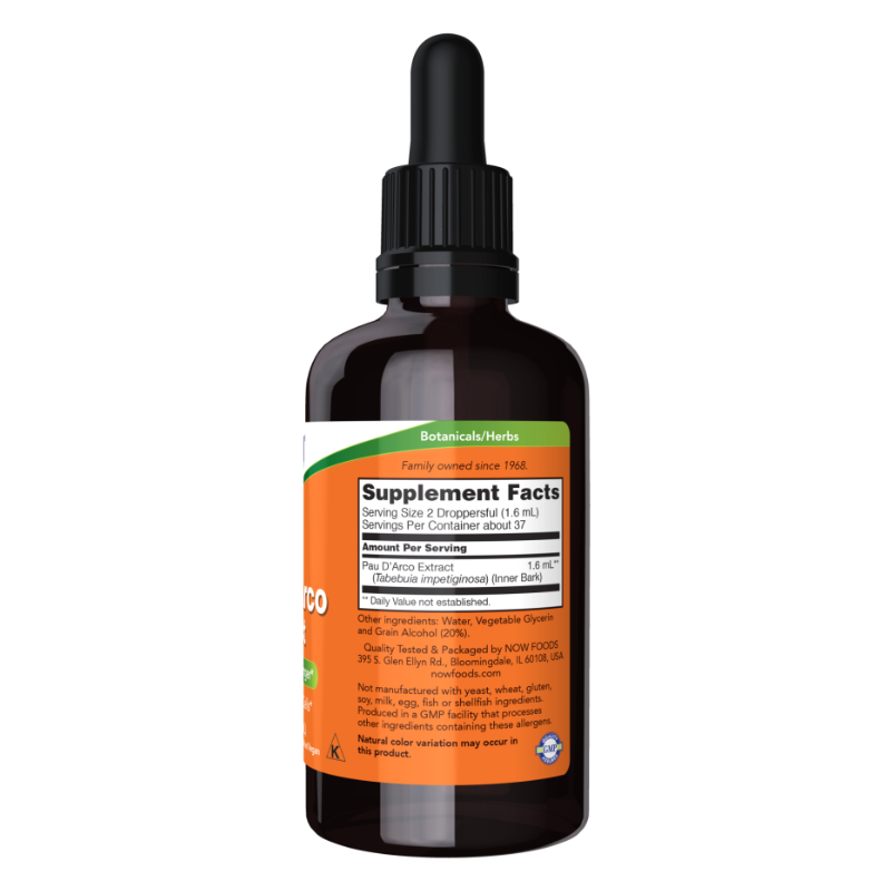 NOW Pau D'Arco Extract Liquid 2 oz