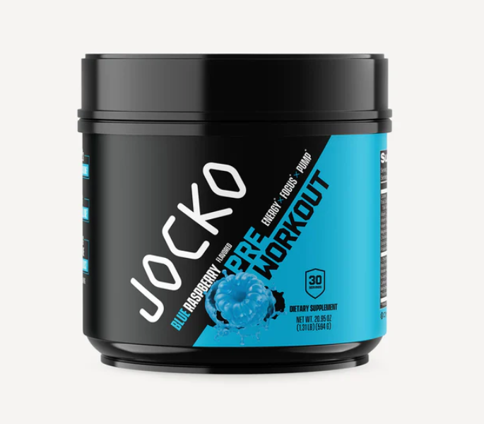 Jocko Fuel Pre-Workout Blue Raspberry 30 Servings