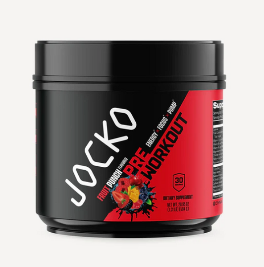 Jocko Fuel Pre-Workout Fruit Punch 30 Servings