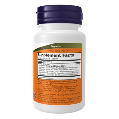 NOW Probiotic-10™ 50 Billion 50 Capsules