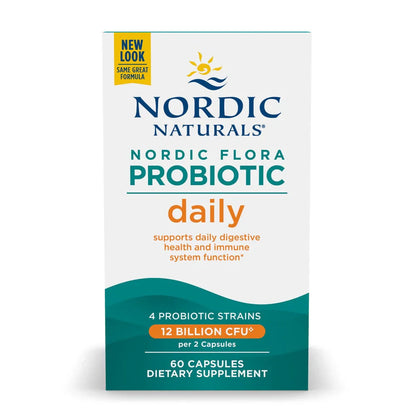 Nordic Naturals Nordic Flora Probiotic Daily 12 Billion 60 Capsules