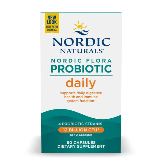Nordic Naturals Nordic Flora Probiotic Daily 12 Billion 60 Capsules