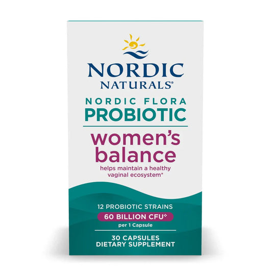 Nordic Naturals Nordic Flora Probiotic Women's Balance 60 Billion 30 Capsules