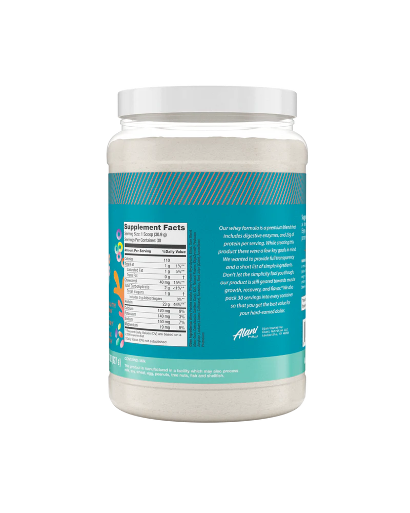 Alani Nu Whey Protein Fruity Cereal 30 Servings