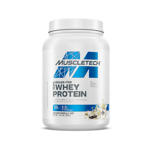 MuscleTech Grass-Fed 100% Whey Protein Deluxe Vanilla 2lb