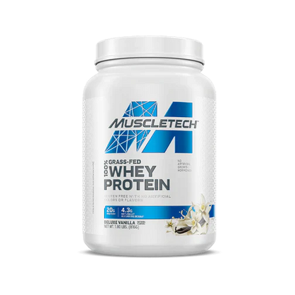 MuscleTech Grass-Fed 100% Whey Protein Deluxe Vanilla 2lb