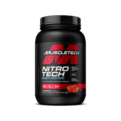MuscleTech Nitro Tech Whey Protein Strawberry 2lbs