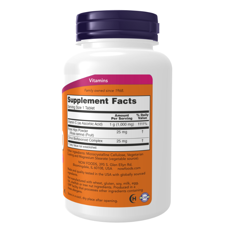 NOW Vitamin C-1000 250 Tablets