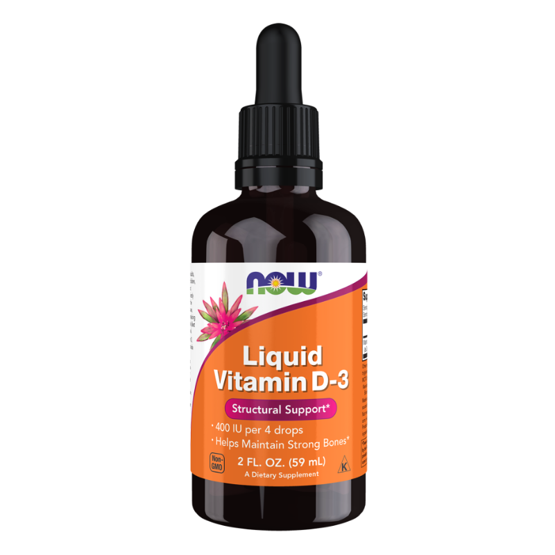 NOW Vitamin D-3 Liquid 2 oz